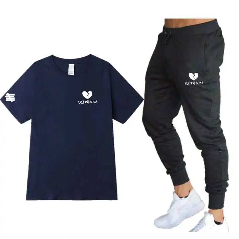 2020 new Men's T-Shirt Xxxtentacion Summer Fashion T-shirt Casual Funny Cartoon Printed T-shirt Hip Hop Short Sleeve + Pants Set 2020 new Men's T-Shirt Xxxtentacion Summer Fashion T-shirt Casual Funny Cartoon Printed T-shirt Hip Hop Short Sleeve + Pants Set