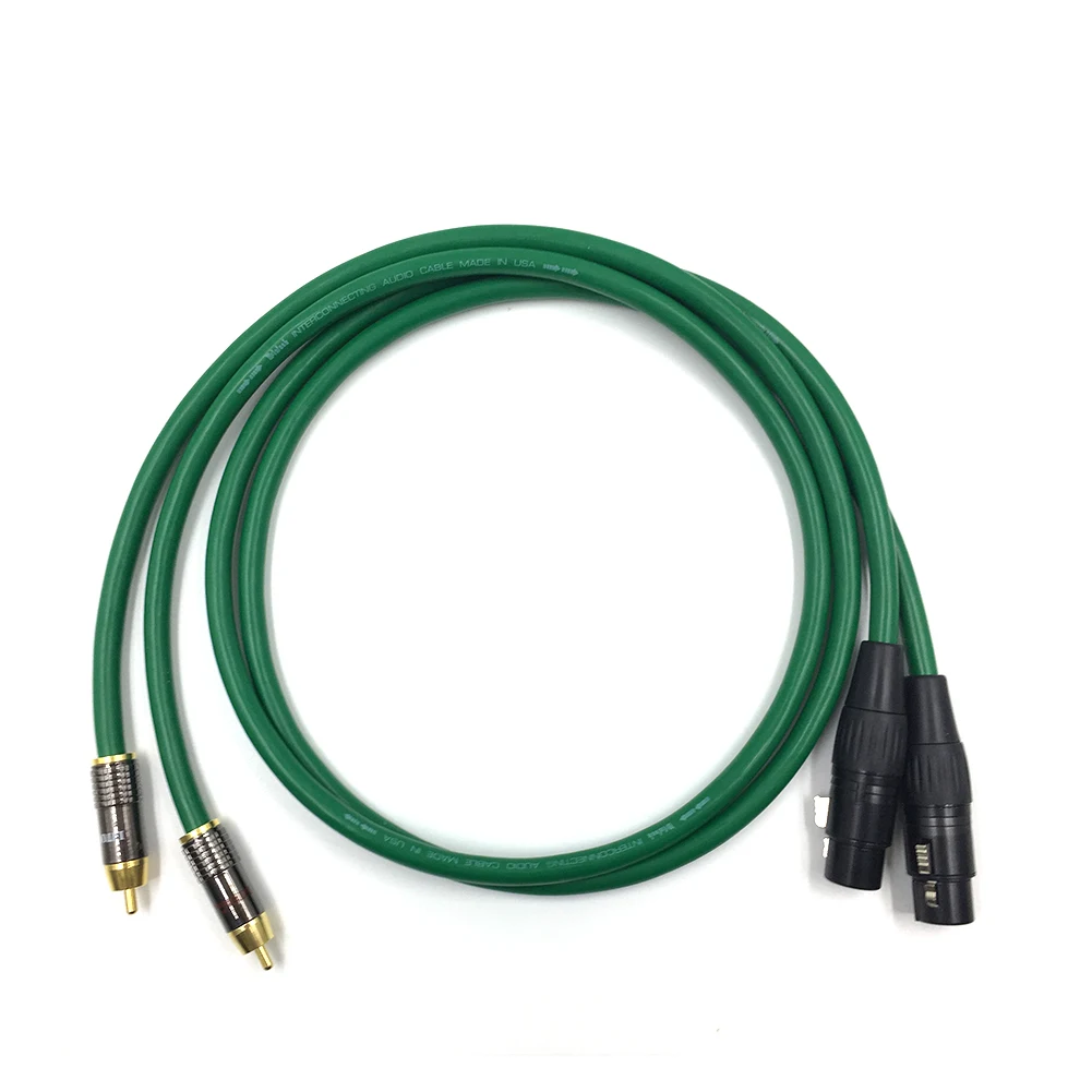 Mcintosh 2328 Rca Maschio A Xlr Femmina Cavo 2 Xlr A 2 Rca Plug Adapter Hifi Stereo Audio Cavo Di Estensione Per Il Microfono Altoparlante