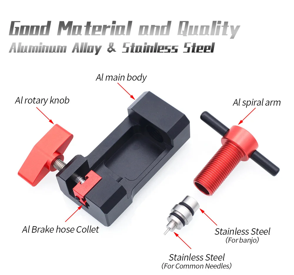 Алюминиевый сплав велосипедный тормоз Гидравлический шланг-игла инструмент водителя для BH90 BH59 AVID Magura Banjo инструмент для ремонта велосипеда
