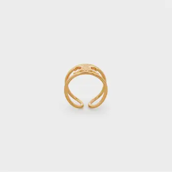 

The new ring 2020 European and American brass opening simple fashion ring cold tide ring