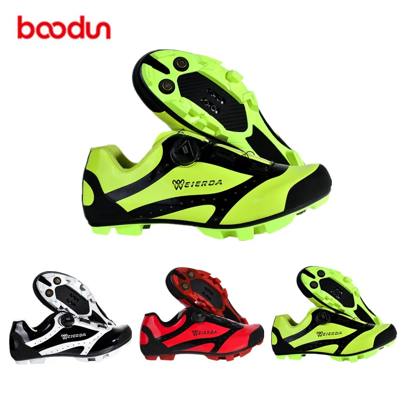 

Boodun Ultralight Breathable Cycling Shoes Men Women MTB Bike Shoes Pro Self-Locking Bicycle Athletic Sneakers Zapatos Ciclismo