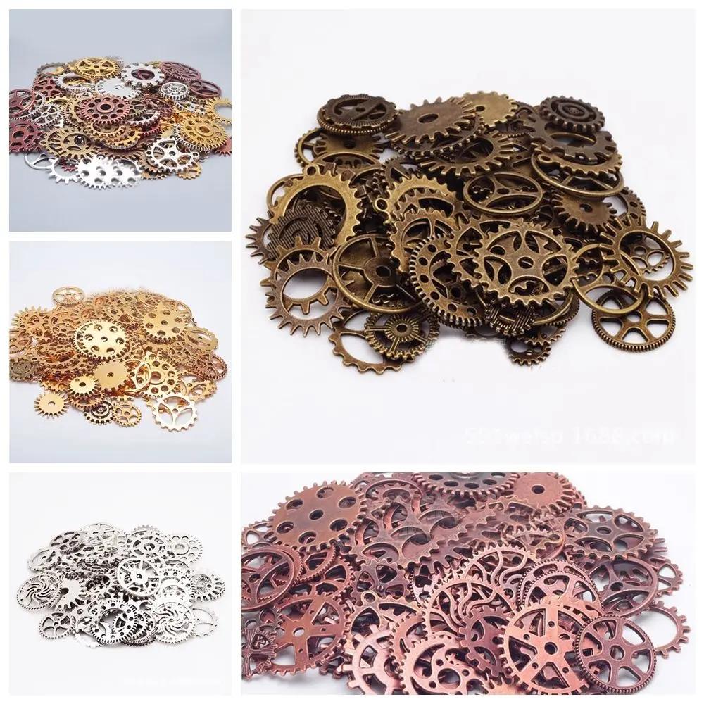 100 шт. винтажные металлические бусины в стиле стимпанк|beads for jewelry making|metal beadsbead