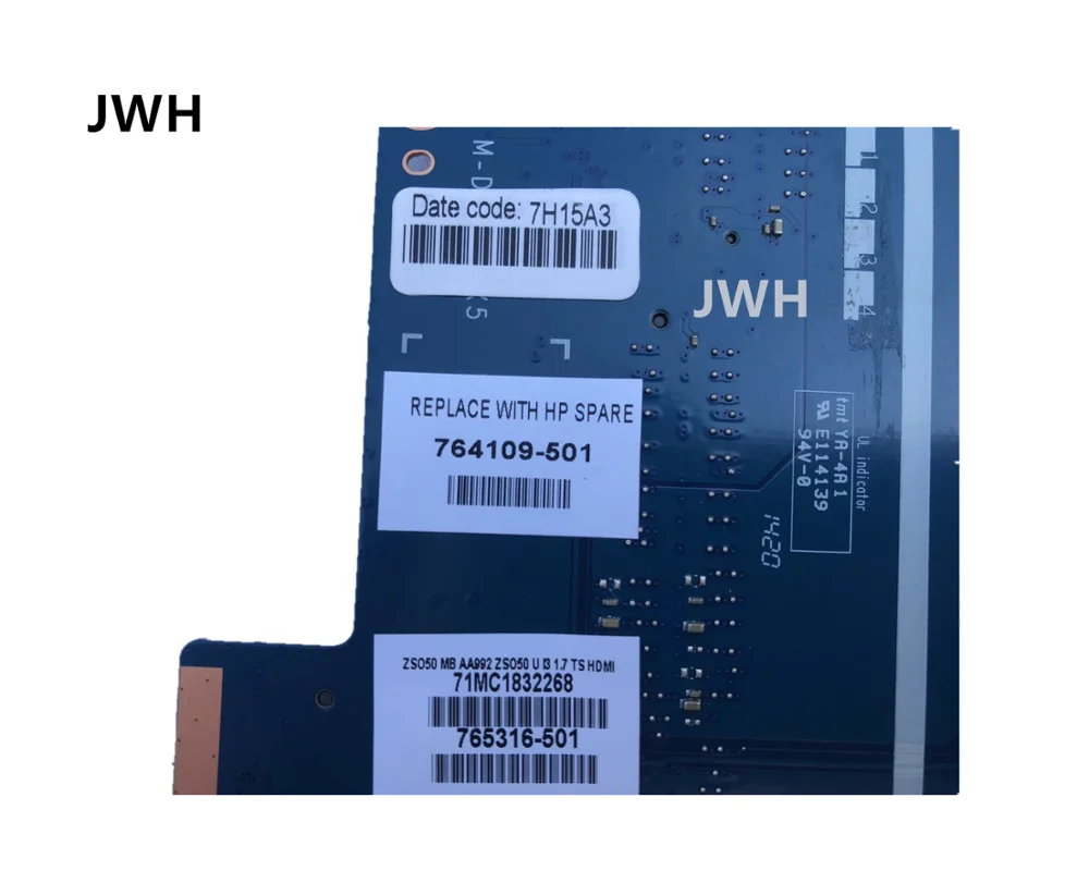 Для hp 15-R материнская плата i3-4010U LA-A992P 764109-001 764109-501 764109-601 тестирование работы