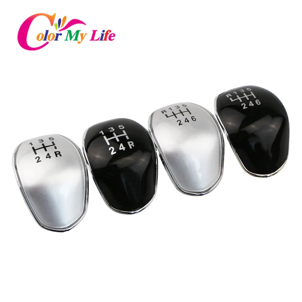 Color My Life 5 6 Speed Car Manual Gear Head Shift Knob Cap Cover