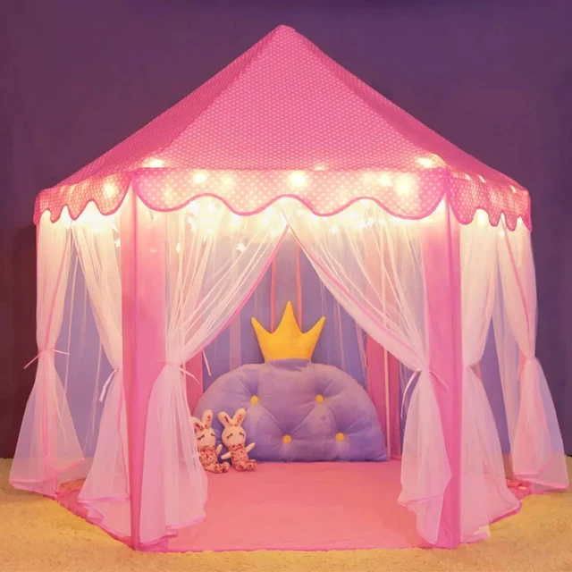 Portable Kids Toy Tipi Tent Ball Pit Pool Foldable Princess Tent Castle Outdoor Beach Zipper Tent Children Gift Indoor Playhouse 1