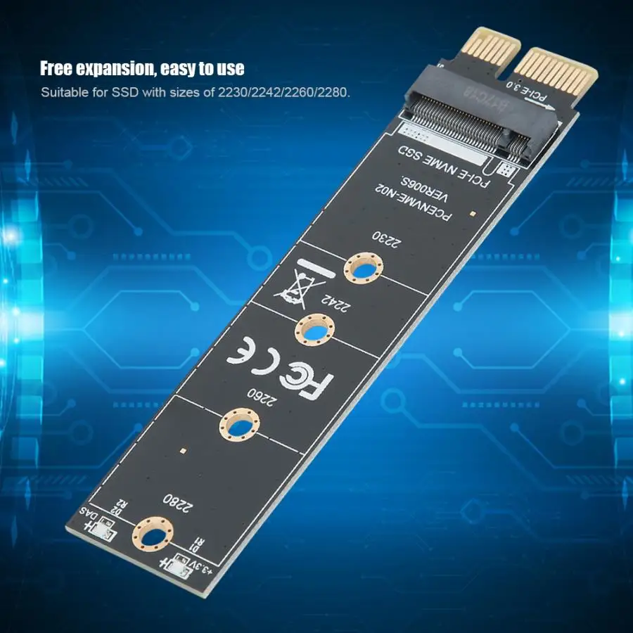 Адаптер карты PCI E к M.2 жесткий диск NVME адаптер Расширение Райзер конвертер с