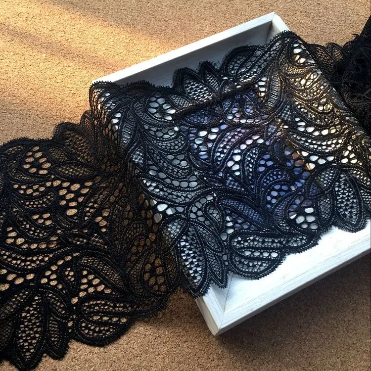 

Beautiful Stretch Water soluble Embroidery Lace Fabric DIY Ladies Dress Bottoming Shirt Underwear Pajamas Bra Sewing Materials