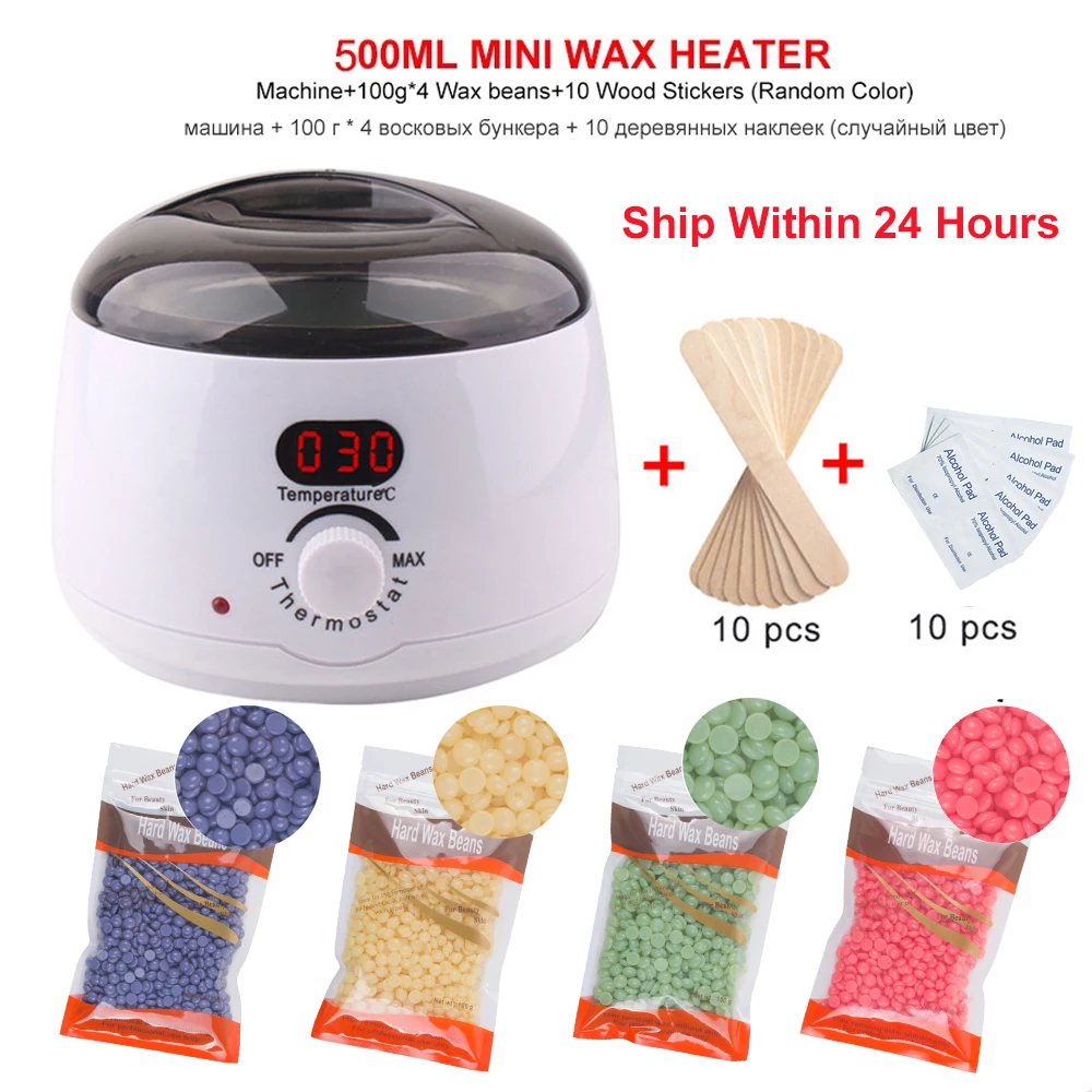 

Wax Heater Hair Removal Machine Waxing Kit 500cc Wax Warmer Melter Machine Epilator Depilation Calentador de cera chauffe cire