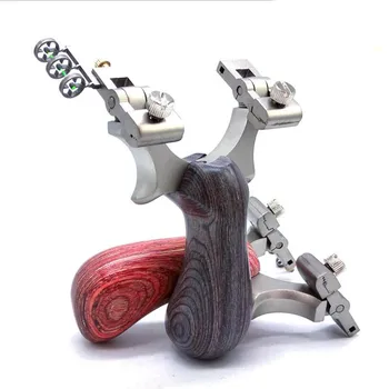

Slingshot Catapult Hunting High Quality Stainless Steel + Solid Wood Patch Outdoor Shooting Game Sling Shooting