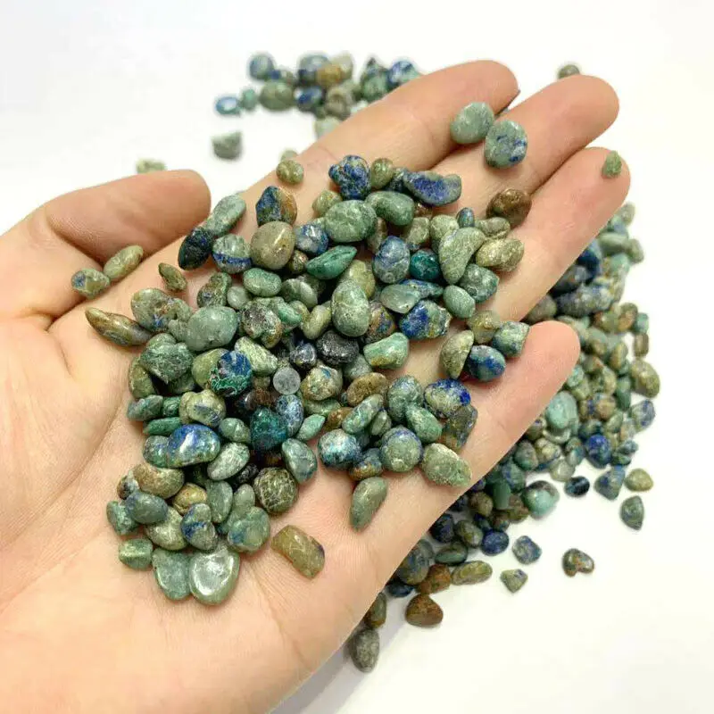 

Wholesale 50g 2 Size Natural Phoenix Stone Lapis Lazuli Quartz Crystal Fish Tank Specimen Stones and Crystals