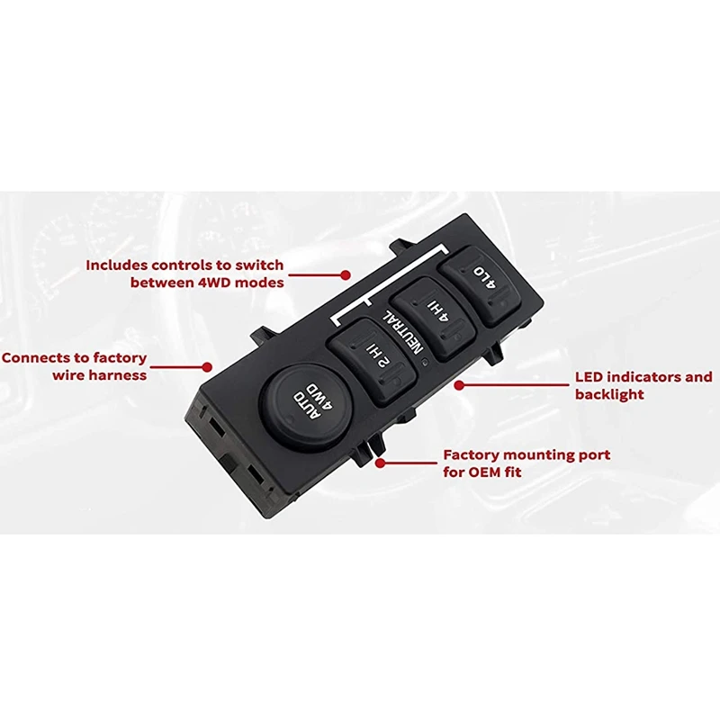 4WD 4X4 переключатель 19168767 15709327 901 062 для Chevy Silverado Suburban Avalanche GMC Sierra Yukon 4|Переключатели