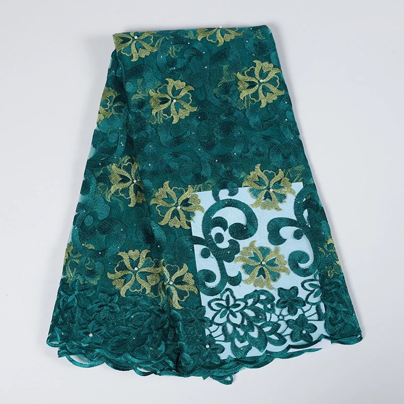 2019 лучшие продажи гипюр африканская кружевная ткань свадебное платье вышитое