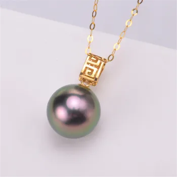 

Retro Hollow Style Metal Yellow gold G18K Tone Bail Connector Pearl Bead Caps Diy Pearl Jewelry Accessories