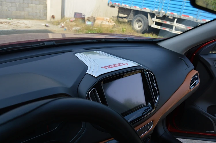 Для chery tiggo7 tiggo 7- декоративная панель приборной панели автомобиля из нержавеющей стали защита от царапин покрытие автомобильные аксессуары