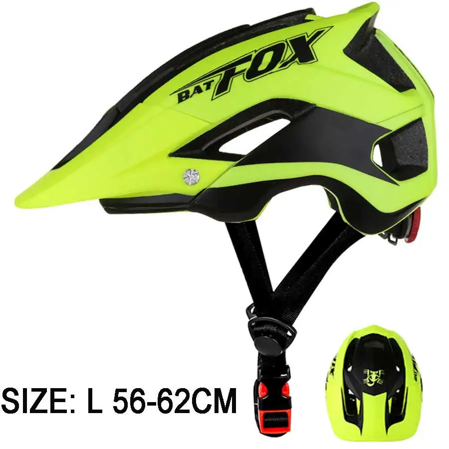 BATFOX женский велосипедный шлем MTB розовый горный/велосипедный шлем интегрально-литой свет для велосипедного шлема Capacete Ciclismo шлемы - Цвет: 659-green