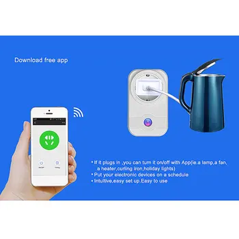 

10A Smart Wifi Power Eu / Us Plug Dual Usb Outlet Socket Working With Home Assistant Remote Control App Control