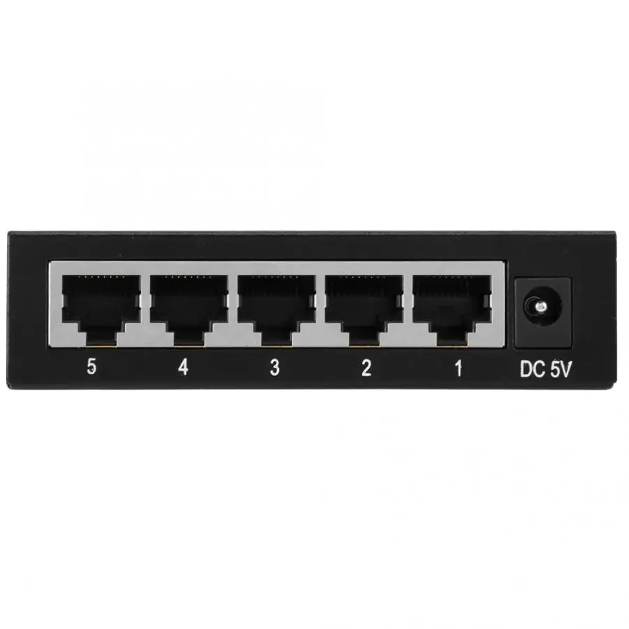 110-240V Mini 5-Порты 100 м 2000MA коммутатор для интернет-сети концентратор станция сетевого коммутатора