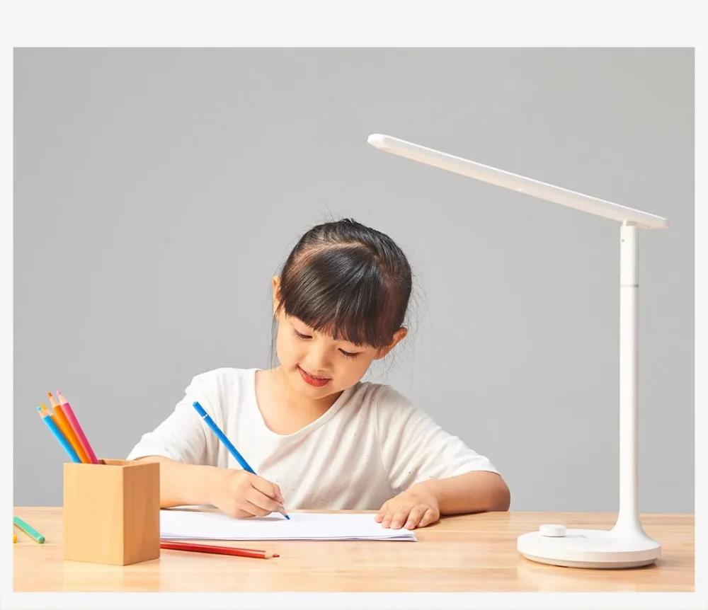 Xiaomi mijia светодиодный перезаряжаемый Настольный светильник, лампа для учебы, офисные настольные светильники, портативный прикроватный Ночной светильник, ручка затемнения