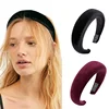 Thick Sponge Velvet Headband For Women Girls wide Handbands Candy Color Headwear Fashion Hair Bands Accessories Drop Shipping ► Photo 1/6