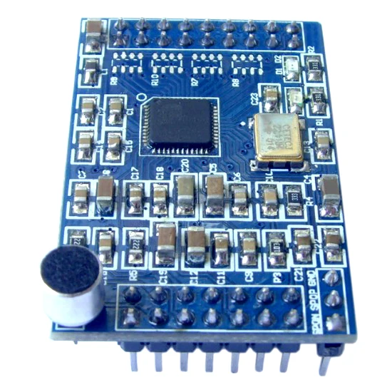 LD3320 ASR неспецифический модуль распознавания речи с микрофонной головкой с кристаллическим генератором источника