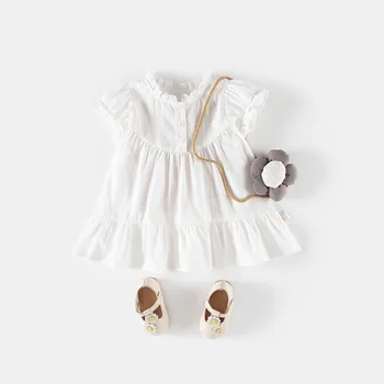 

2020 New Style 100% Cotton Girls Dress Summer Sleeveless Fashion Girls Dresses 1-6 Years