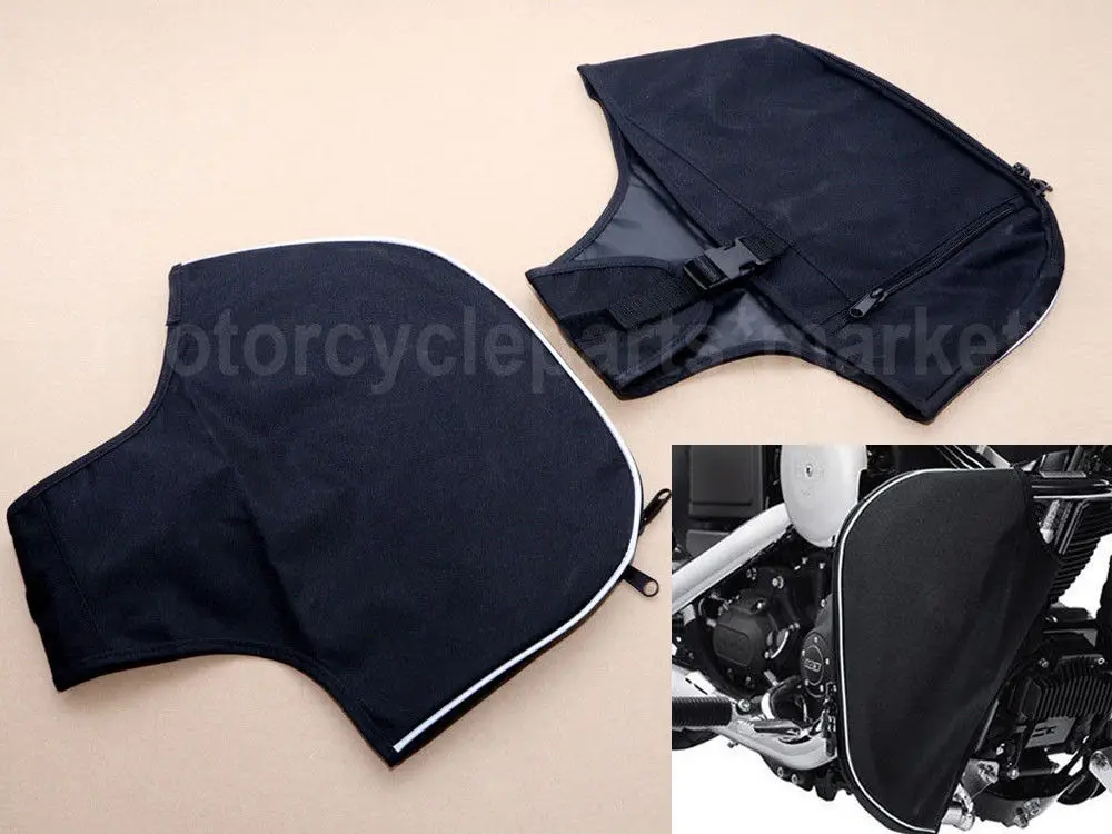 Мягкая мотоциклетная Сумка грелка для ног Harley Dyna Street Bob Super Glide Low Rider FXD FXDB FXDC 2006 2015