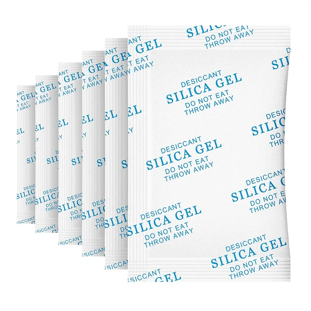 Lot de 200 sachets de 5G de Gel de silice Transparent de qualité