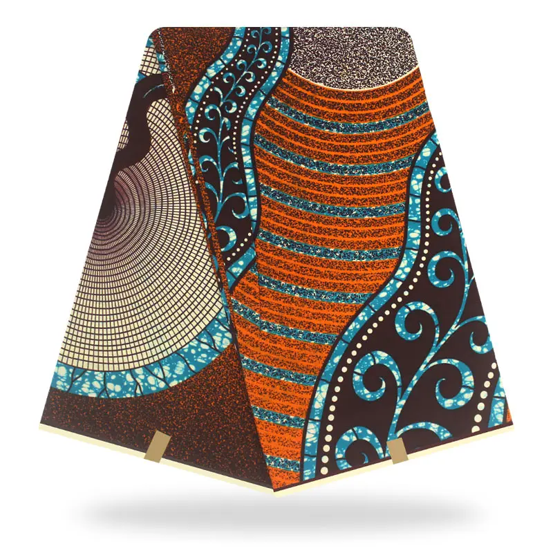 Анкара африканская восковая Ткань 6 ярдов/шт хлопок гарантированный настоящий воск нигерийский настоящий голландский воск H190423