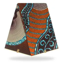 Анкара африканская восковая Ткань 6 ярдов/шт хлопок гарантированный настоящий воск нигерийский настоящий голландский воск H190423