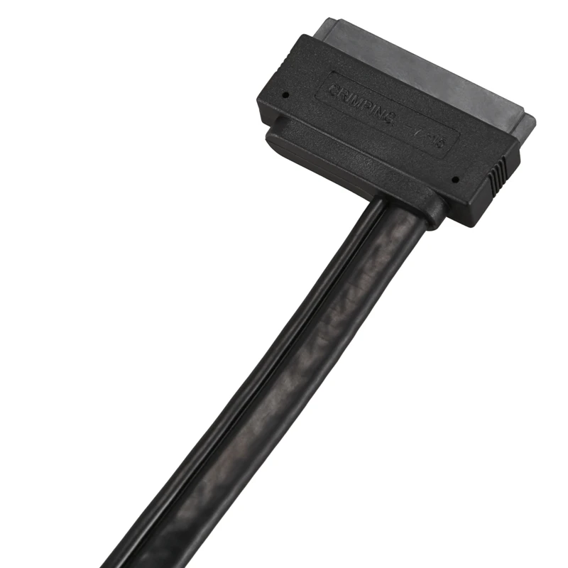 22pin SATA к eSATA USB переходник Кабель для передачи данных Шнур 0,5 м для жестких дисков черный