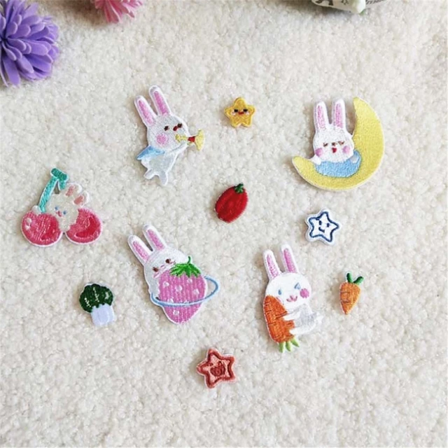 MAXSIN FUN 10PCS/Lot Small Rainbow Embroidered Patches For Clothes Iron On Fabric  Stickers Dress Jacket Jeans DIY Accessories - AliExpress