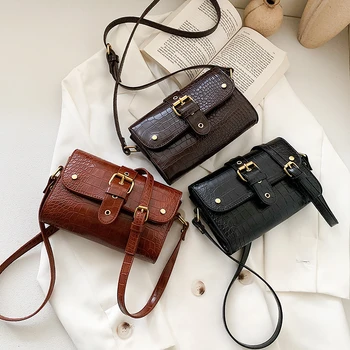 

2020 Luxury Handbags Women Bags New Fashion Vintage Crossbody Bags For Women Designer PU Leather Shoulder Messenger Bags