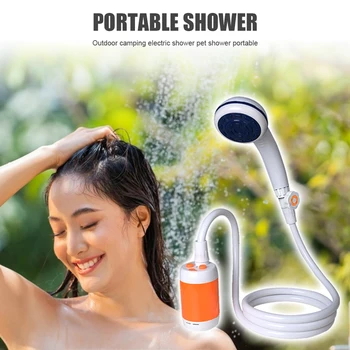 

Portable Outdoor Camping Electric Showers Hiking Shower Camping Portable Rechargeable Waterproof Outdoor Elements