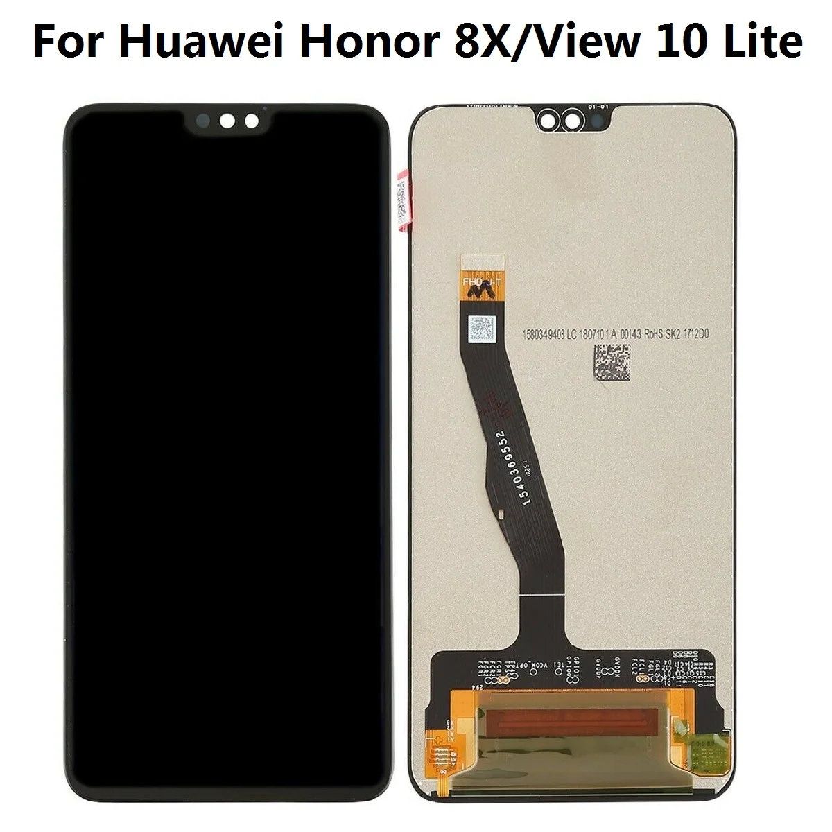 

High AAA Quality For for Huawei Honor 8X/View 10 Lite LCD Screen and Digitizer Touch Screen Assembly Black