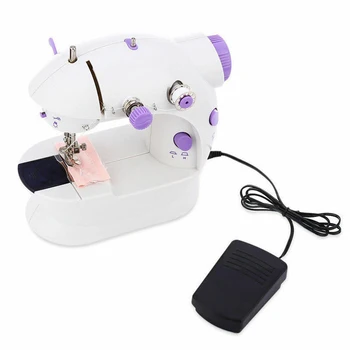 

Mini Electric Sewing Machine 2 Speed Portable Desktop Handheld Household with LED Light US Plug