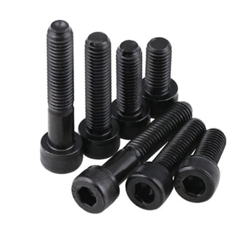1pcs 5/8-11x4-1/2 black Allen Screws Cylinder Head knurled screw Hexagon Socket Machine bolts Nail 12.9 grade alloy steel | Обустройство