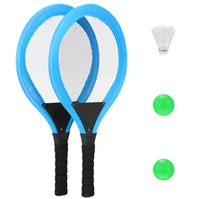 1 zestaw rakiety tenisowe do badmintona zestaw elastyczna siatka rakiety do badmintona zestaw dla dzieci na świeżym powietrzu tanie tanio Other CN (pochodzenie)