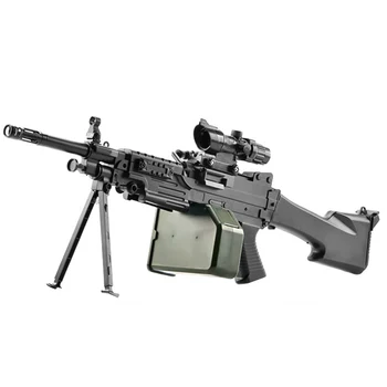 

airsoft air guns Electric Rifle CS Shooting Games Electric Gun Safe and Fun M249 Water Gun For Kids Christmas Gifts 2020