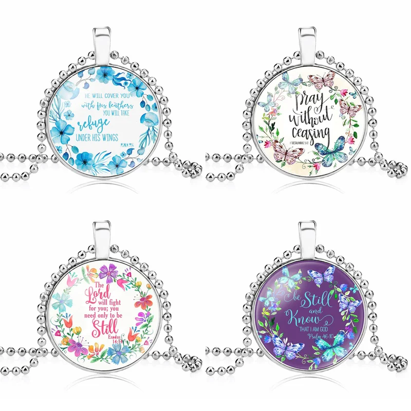 Italian Catholic Rosary Scripture Sweater Chain Christian Bible Themed Necklace for Girl Women Religious Prayer Accessories | Украшения и