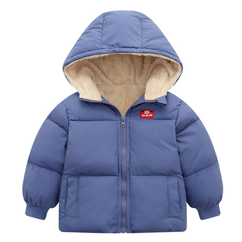Kids Jackets Fashion Winter Spring 2 4 6Yrs Children Boys Girls Thick Plus Velvet