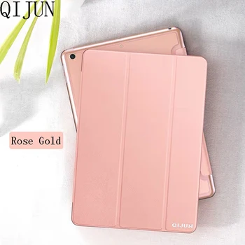 

Folding Folio Cover For iPad 9.7 2018 Case PU Leather Stand Fundas For Apple iPad 6th Gen A1893 A1954 Auto Sleep Awake