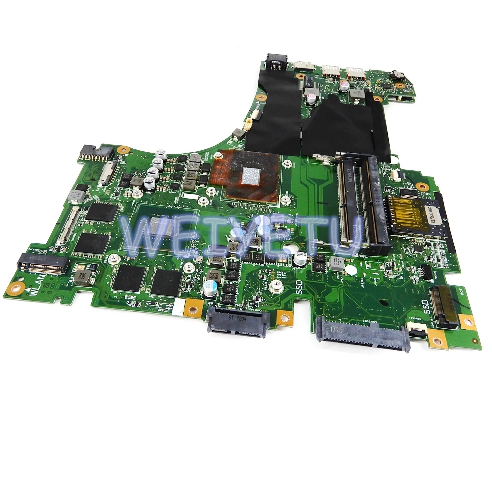 GL553VE материнская плата REV2.0 I7-7700CPU N17P-G1-A1 для ASUS GL553V GL553VE GL553VD Материнская плата ноутбука GL553VD для тестирования системной