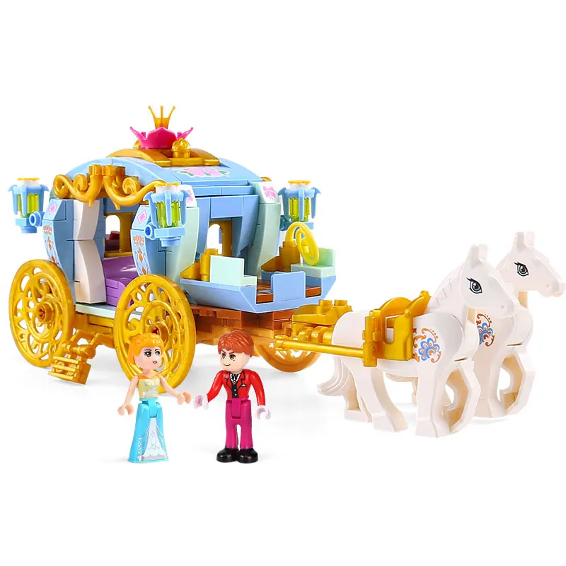

12020 Girls Series The Princess Carriage Set Compatible with legoing Girls Toys Model Building Blocks Bricks Kids Chirstmas Gift