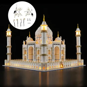 

1set Lego LED Building Block Lighting Creative New Version Of Taj Mahal Luminous Accessories Lighting Assembled Building Blocks