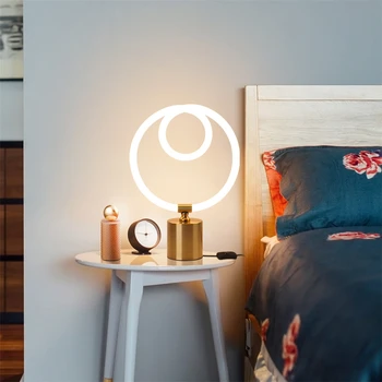 

Lingsheng Led Desk Lamp Modern Minimalist Eye Protection Reading Creative Style With Light Source Button Switch Plastic Tube