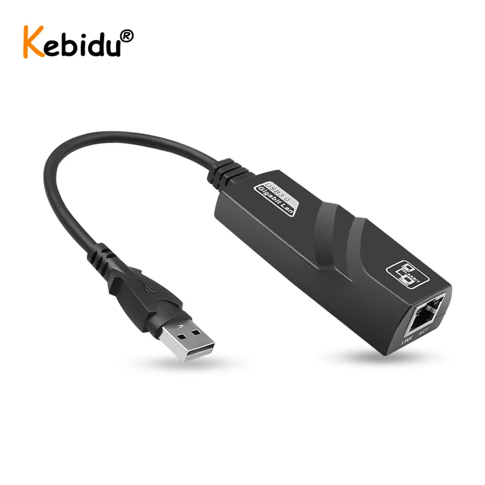 Сетевой адаптер KEBIDU USB 3 0 Ethernet для Gigabit RJ45 LAN 1000 Мбит/с сетевая карта ПК | Компьютеры