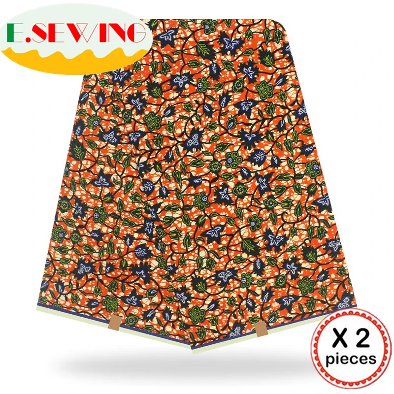 Анкара африканская восковая печатная ткань 12 ярдов Хлопок Воск Гана воск нигерийский стиль для шитья африканские платья одежда 111849