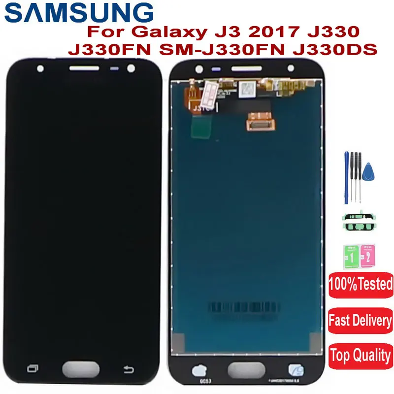 ЖК дисплей для Samsung Galaxy J3 Pro 2017 J330 J330FN SM J330D J330G с сенсорным экраном и дигитайзером в