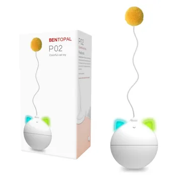 

Electronic Motion Cat Toy Interactive Cat Teaser Toy Funny Lifting Ball Electric Flutter Rotating Interactive Puzzle Pet Toy