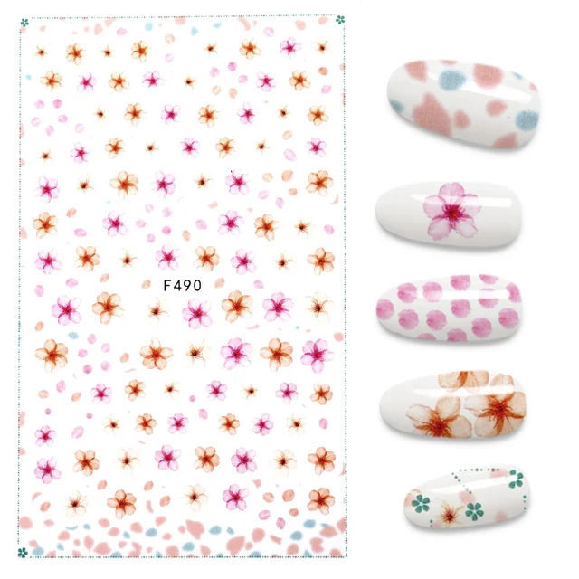 The New 3D Nail Sticker Cool English Letter stickers for nail Foil Love Heart Design Fashion Manicure Stickers A140159